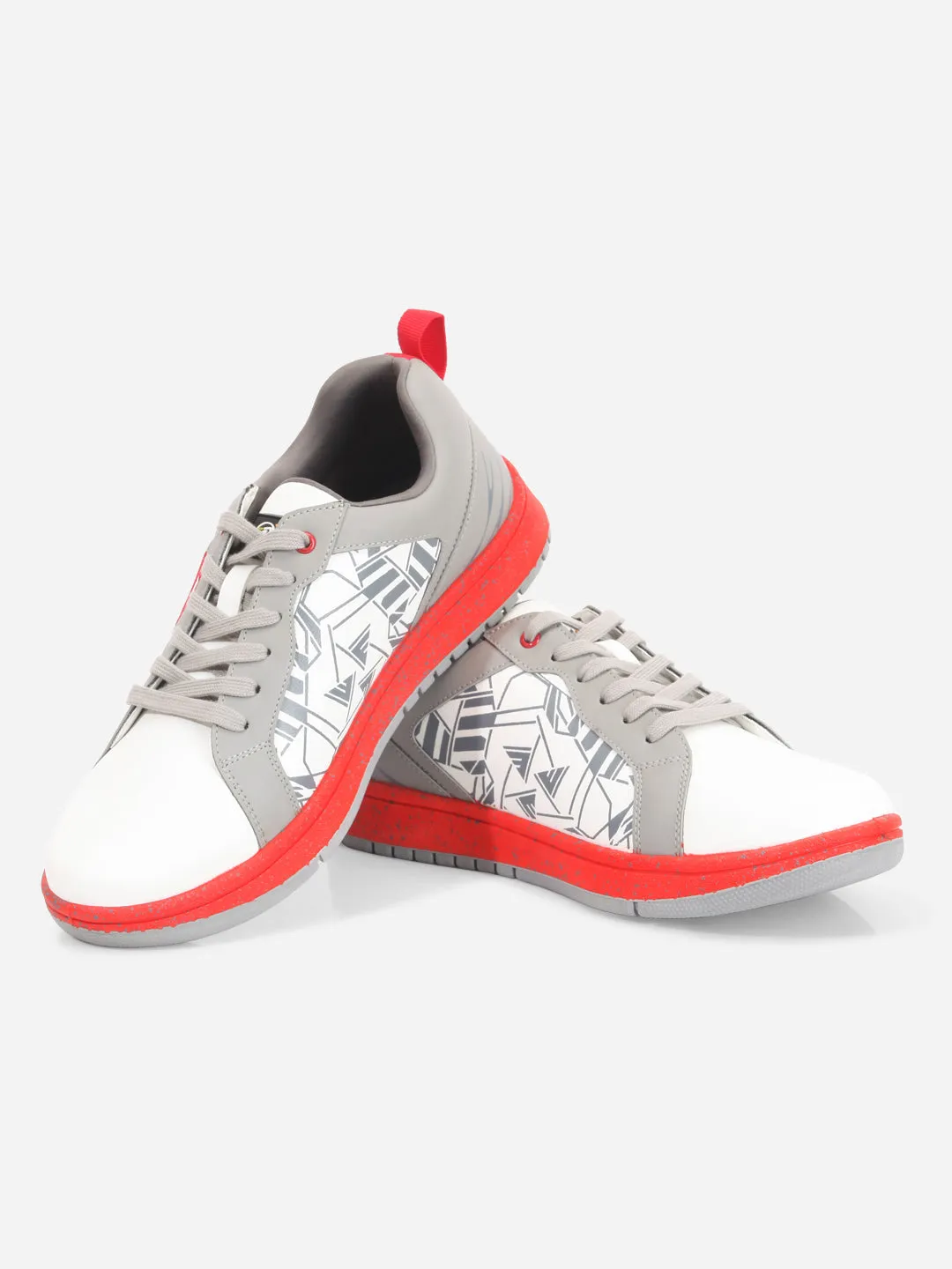 Men's Active Graphic White Sneaker (IX1060)