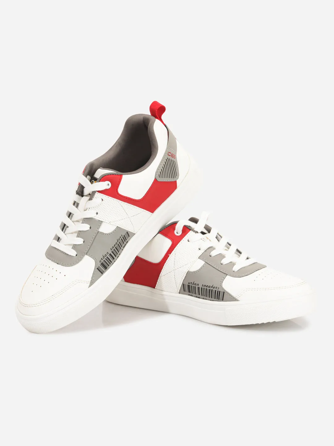 Men's Active Graphic White Sneaker (IX1062)