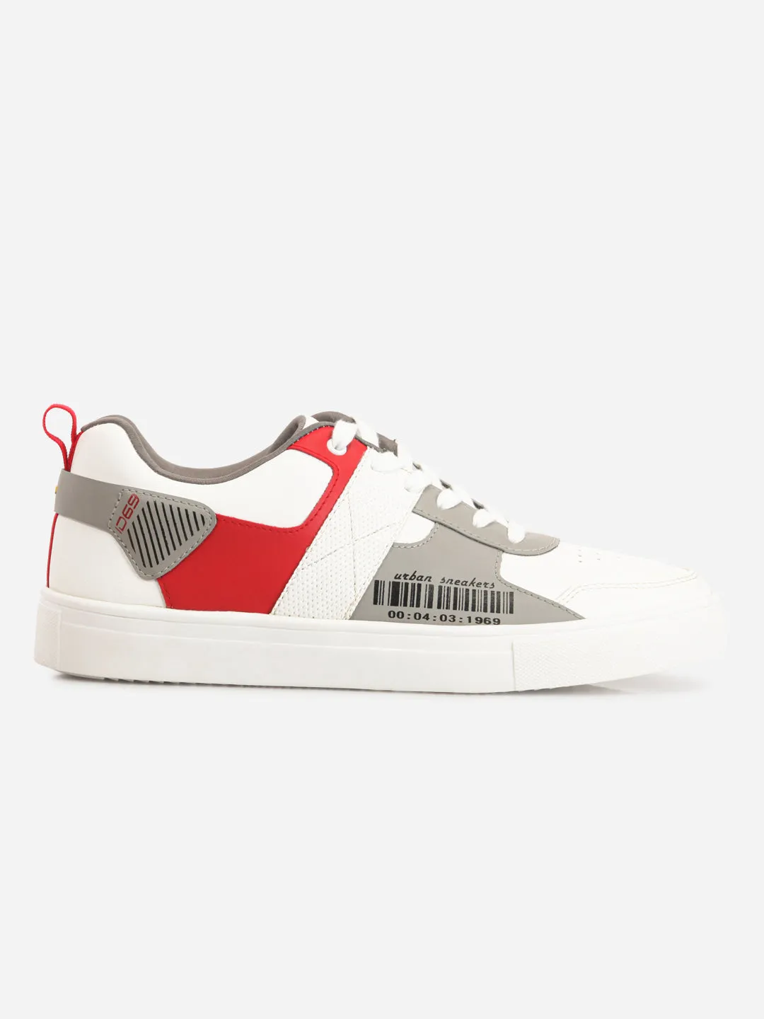 Men's Active Graphic White Sneaker (IX1062)