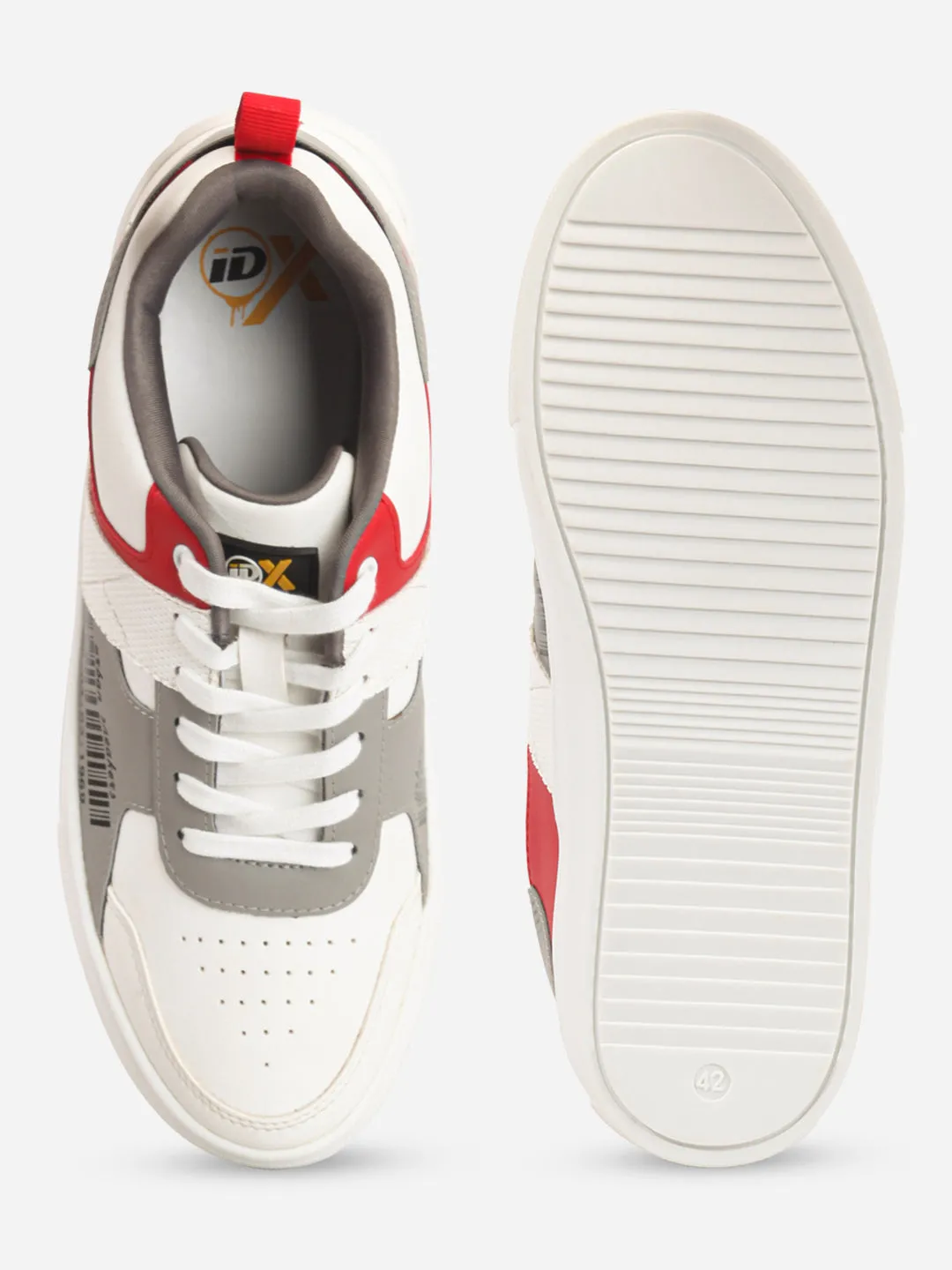 Men's Active Graphic White Sneaker (IX1062)