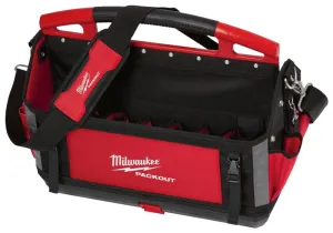 Milwaukee 48-22-8320 Tool Tote, 20 in W, 11 in D, 17 in H, 32-Pocket, Polyester, Red :EA: QUANTITY: 1