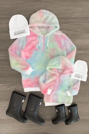 Mom & Me - Pastel Sherpa Hoodie