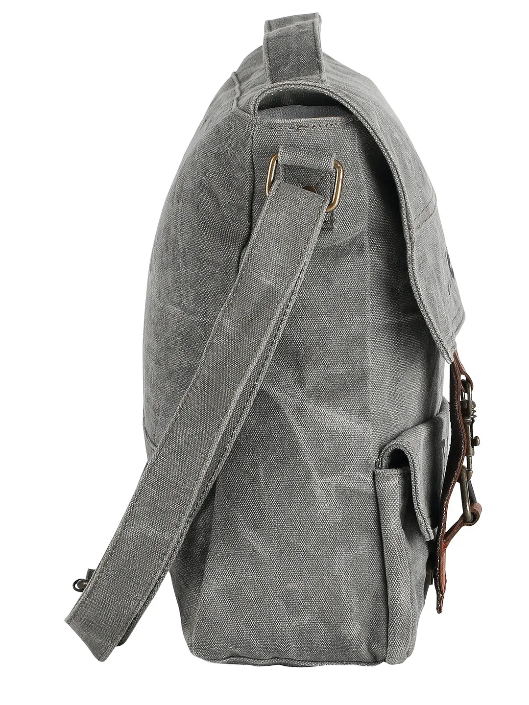 Mona B Upcycled Canvas Messenger Crossbody Laptop Bag for Upto 14" Laptop/Mac Book/Tablet with Stylish Design for Men and Women: Dream