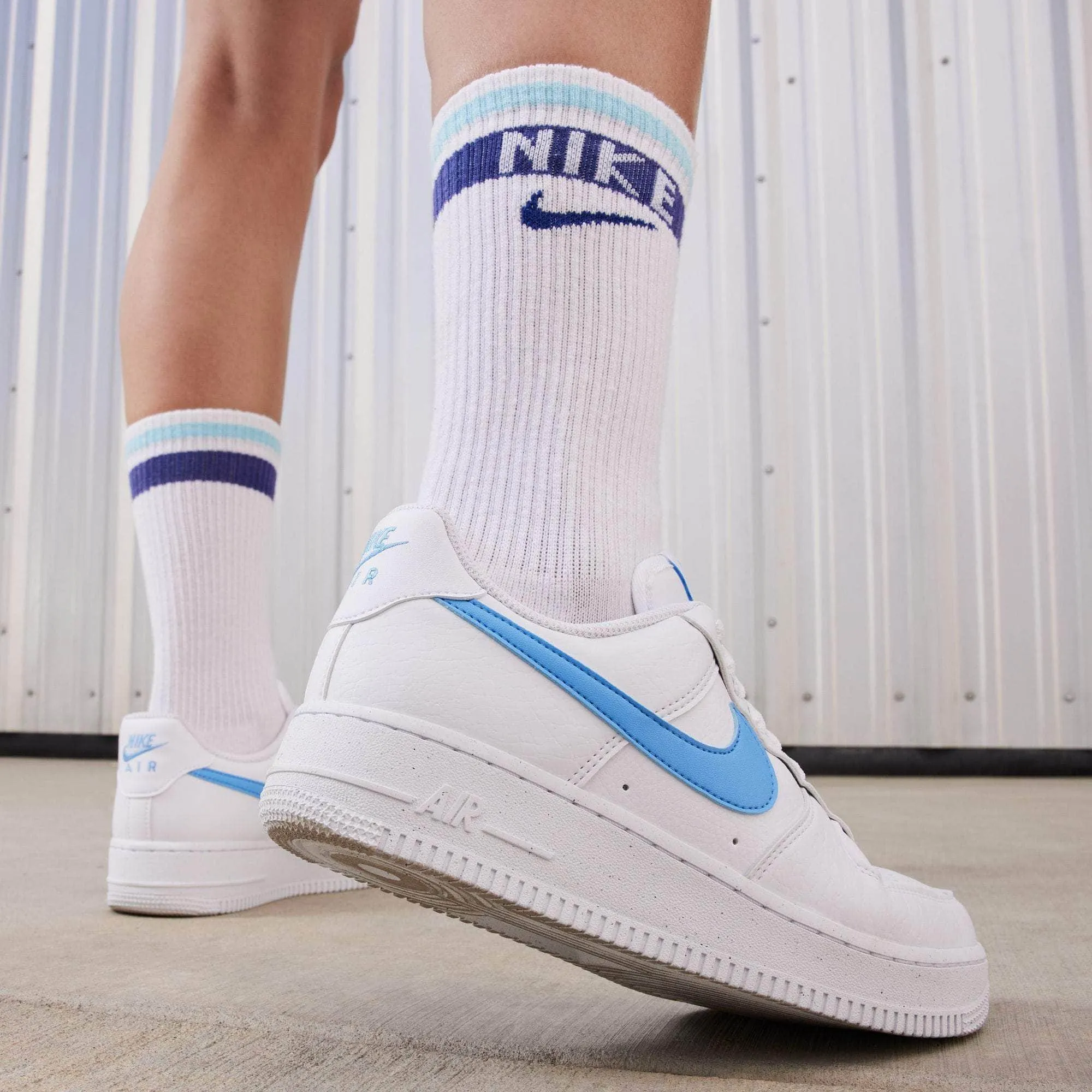 Nike Air Force 1 '07 Next Nature "White University Blue" - Women's