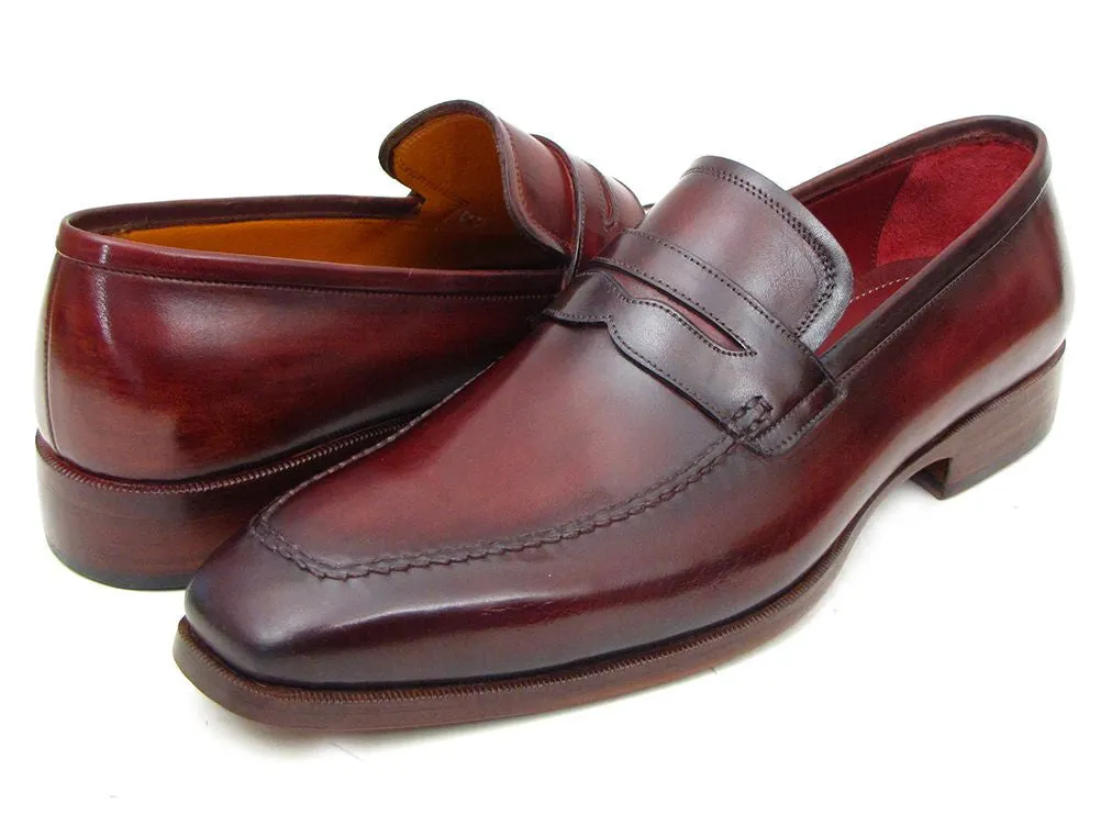 Paul Parkman Men's Penny Loafer Bordeaux Calfskin