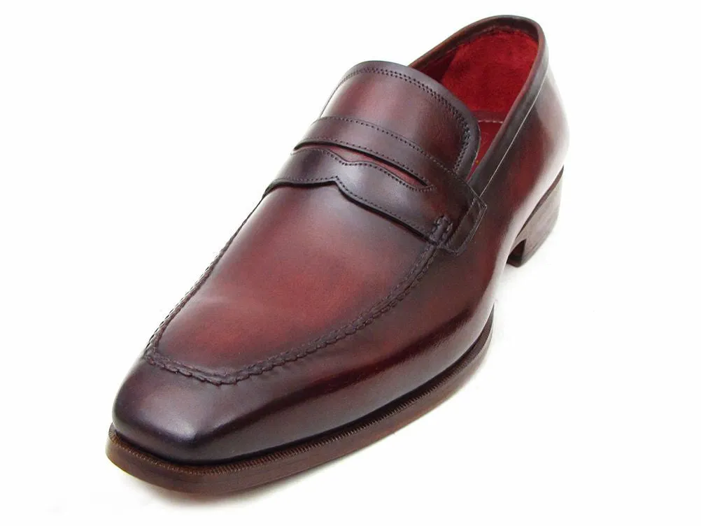 Paul Parkman Men's Penny Loafer Bordeaux Calfskin