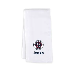 Personalized New England Revolution Burp Cloth