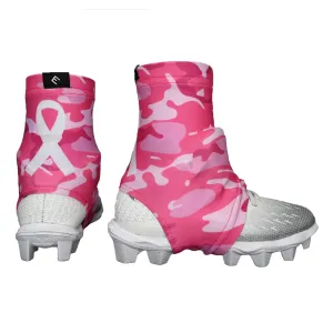 Pink Camo Breast Cancer Awareness Cross Cleat Covers