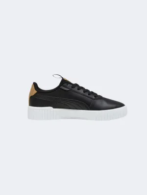 Puma Carina 2.0 Pop Up Women Lifestyle Shoes Black/Gold/White