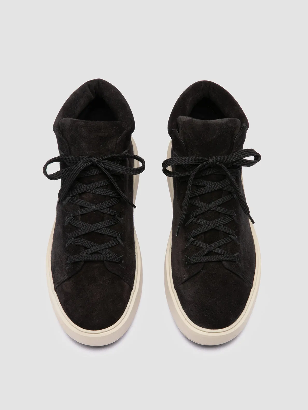 REMASTER 002 - Black Suede High Top Sneakers