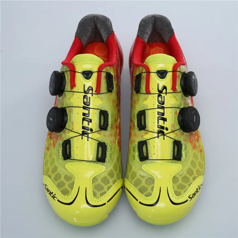 Santic Alpha 2.0 Yellow Men Cycling Shoes