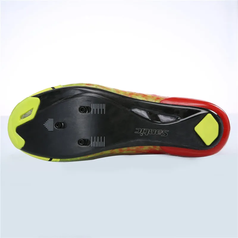 Santic Alpha 2.0 Yellow Men Cycling Shoes