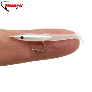 SHUNMIER 30pcs 0.3g 35mm Eel Fishing Lure Pesca Peche Tackle Wobblers Fish Lures Carp Leurre Souple Isca Artificial Soft baits