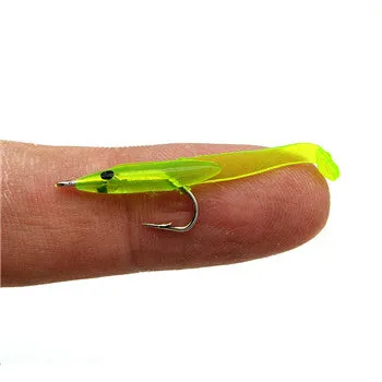 SHUNMIER 30pcs 0.3g 35mm Eel Fishing Lure Pesca Peche Tackle Wobblers Fish Lures Carp Leurre Souple Isca Artificial Soft baits