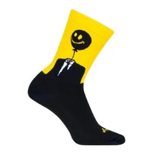 SockGuy Happy 6" Crew Bike Sock