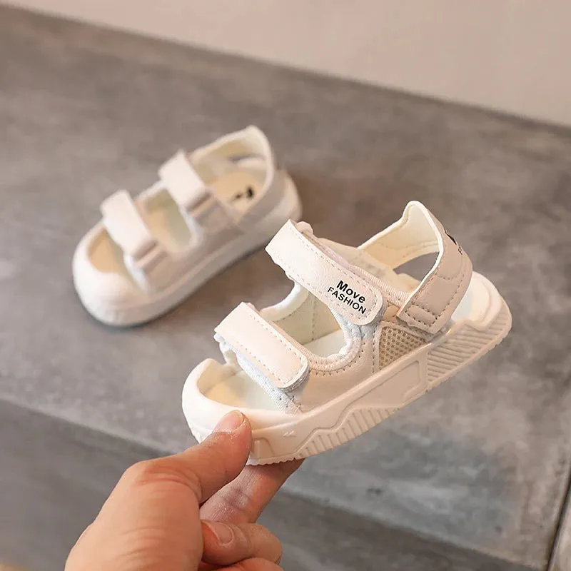 Summer Baby Girls Boys Sandals Toddler Anti-collision Shoes Soft Bottom Non-slip Infant Casual Beach Sandals  SXJ050