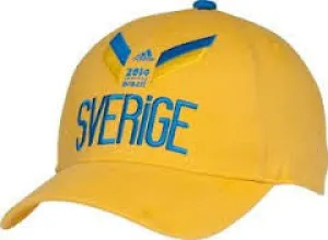 Sweden Sverige Adidas 2014 FIFA World Cup Soccer Adjustable Hat