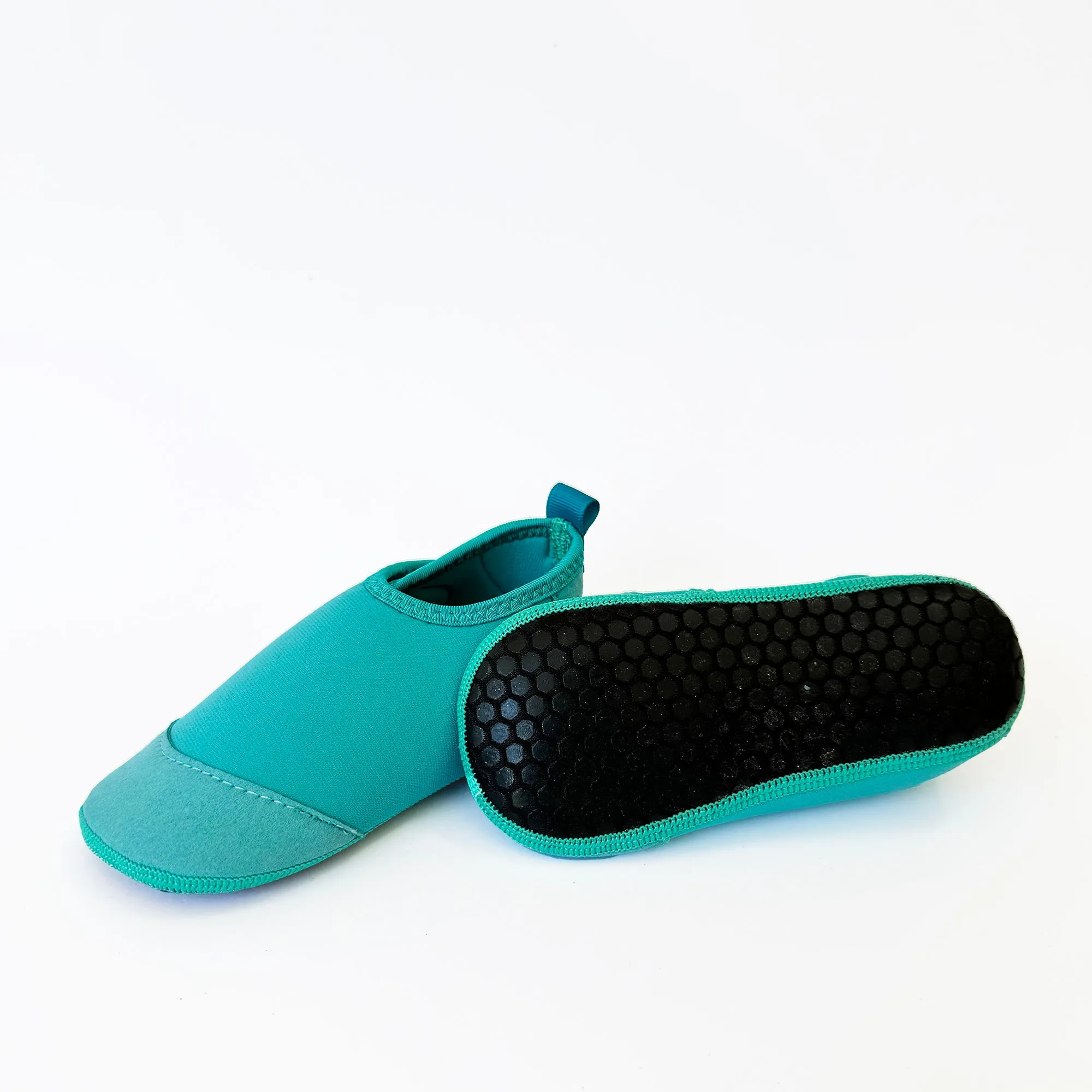 Toddler Aqua Socks - The Ultimate Soft Swim Shoe for the Pool & Beach - Aquamarine