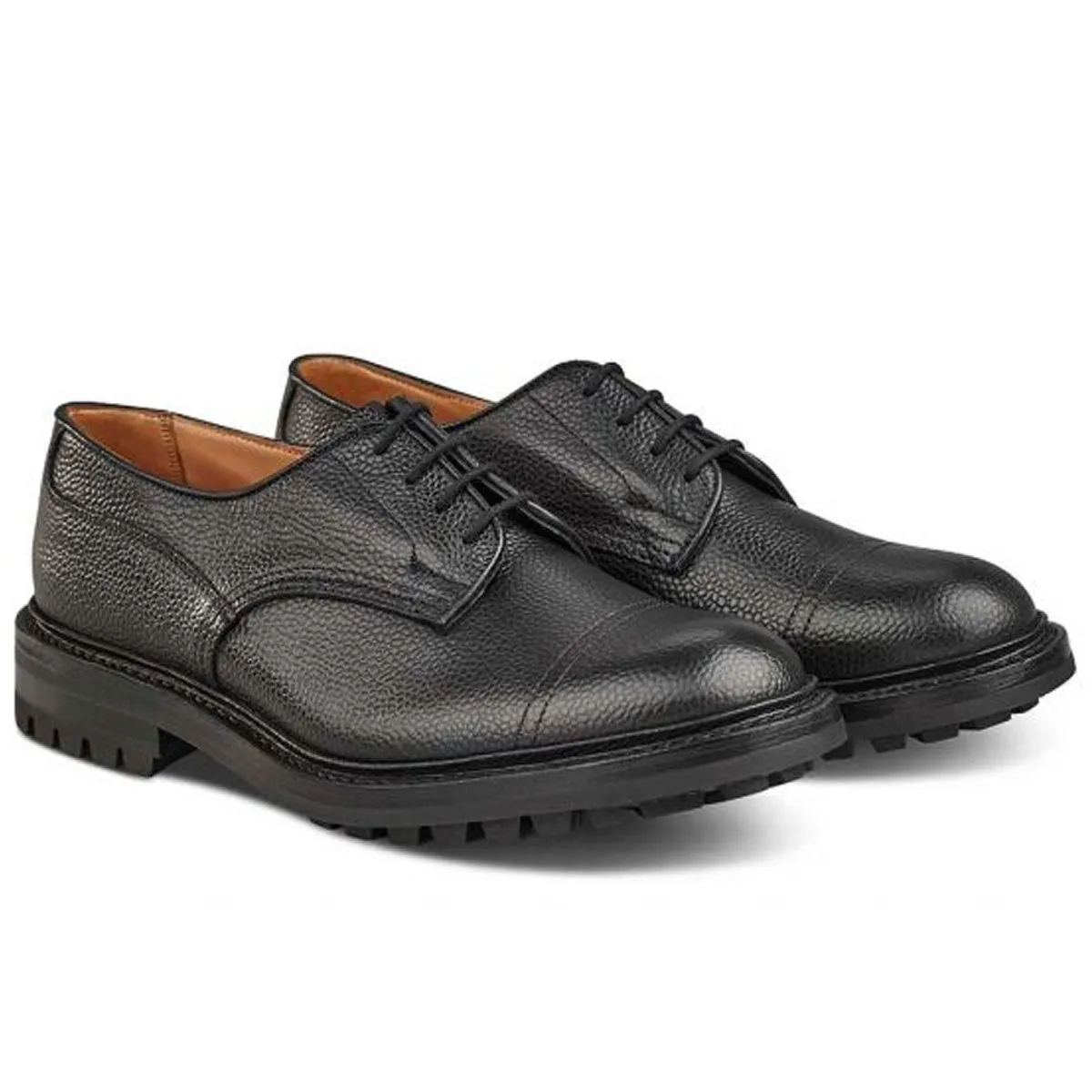 TRICKER'S Matlock Shoes - Mens - Black Scotch Grain