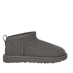 UGG CLASSIC ULTRA MINI GREY BOOTS