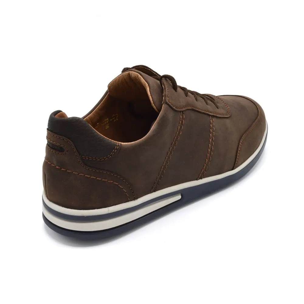 Waldlaufer Klemens - Mens Extra Wide Casual Sporty Shoe/Trainer - 4E Fitting - Brown