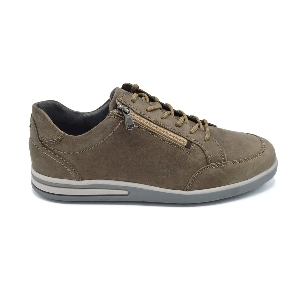 Waldlaufer Klemens - Mens Extra Wide Sporty Shoe - 4E Fitting - Sand