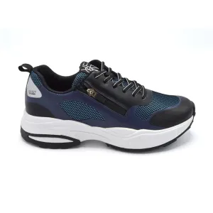 Waldlaufer Pero - Mens Extra Wide Trainer - 4E Fitting - Navy