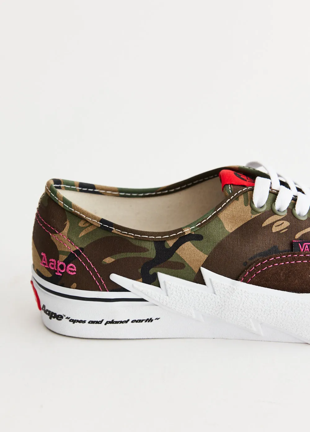 x AAPE Authentic Bolt 'Camo' Sneakers